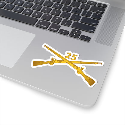 Kiss-Cut Stickers - Army - 25th Infantry Regiment Branch wo Txt