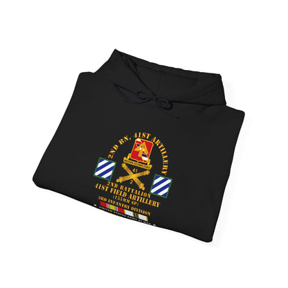 Unisex Heavy Blend™ Hooded Sweatshirt - Army - 2nd Bn 41st Artillery - 3rd Inf Div - W걊zburg Germany  w COLD SVC