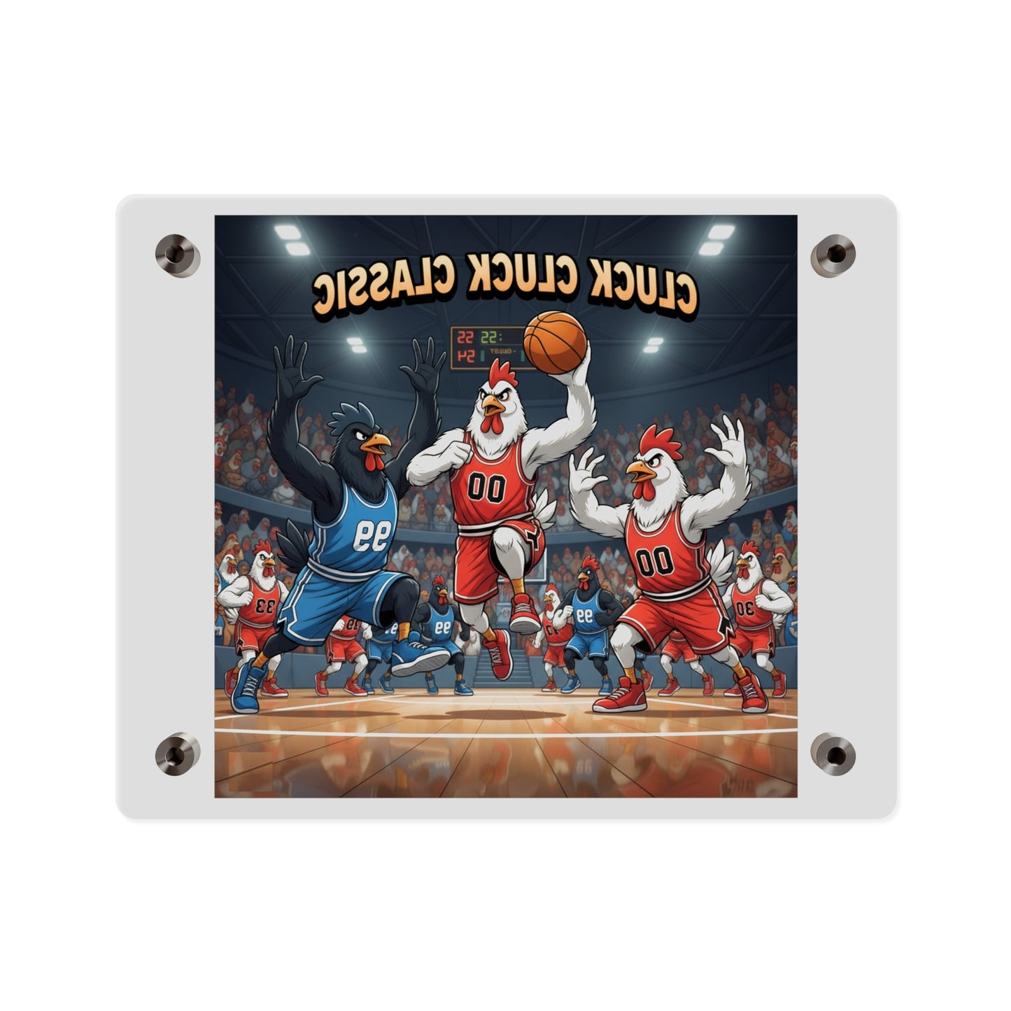 Acrylic Wall Art Panel - Chicken Classic