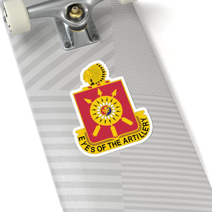 Kiss-Cut Stickers - Army - 171st Field Artillery Regiment - DUI wo Txt X 300