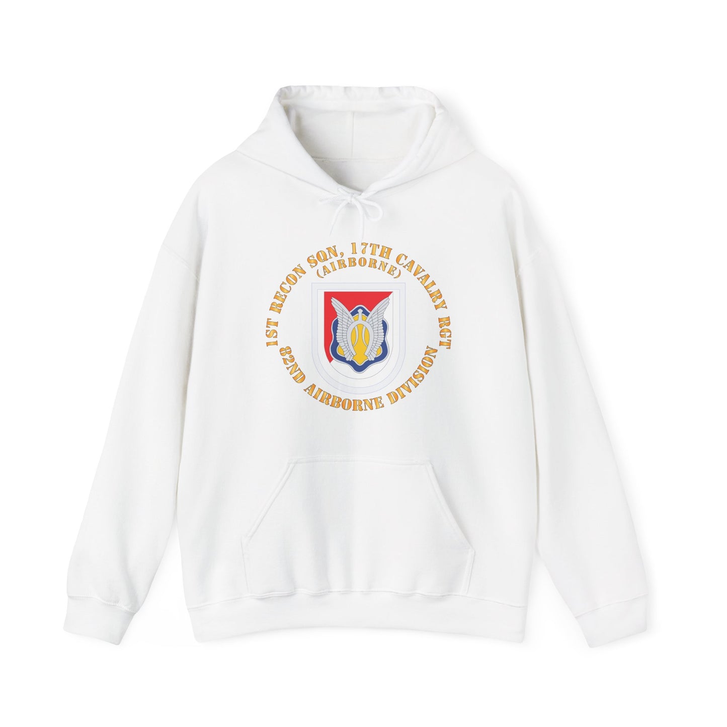 Unisex Heavy Blend™ Hooded Sweatshirt - Army - Flash - 1st Recon Sqn, 17th Cavalry Regiment - Airborne X 300