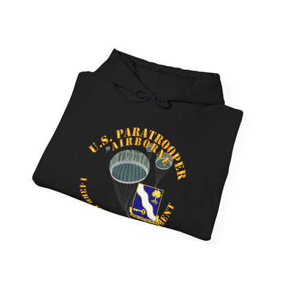 Unisex Heavy Blend™ Hooded Sweatshirt - Army - US Paratrooper - 143rd Infantry Regiment X 300