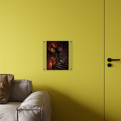 Acrylic Wall Art Panel - devil and maid