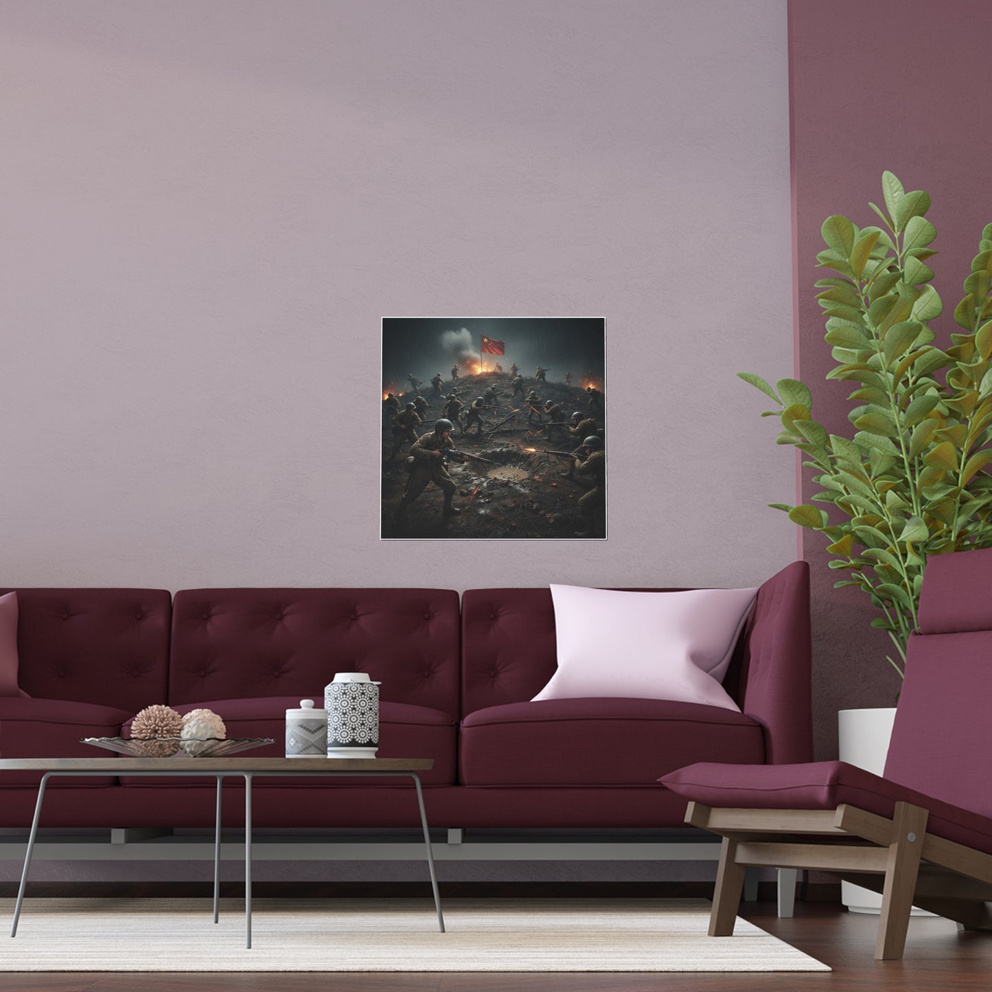 Indoor and Outdoor Silk Posters - PorkChop Hill - Korean War