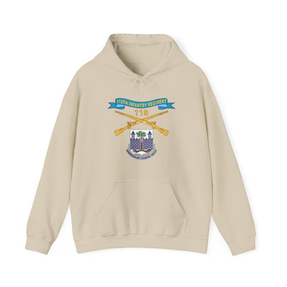 Unisex Heavy Blend™ Hooded Sweatshirt - Army - 118th Infantry Regiment w Ribbon - Br - DUI X 300