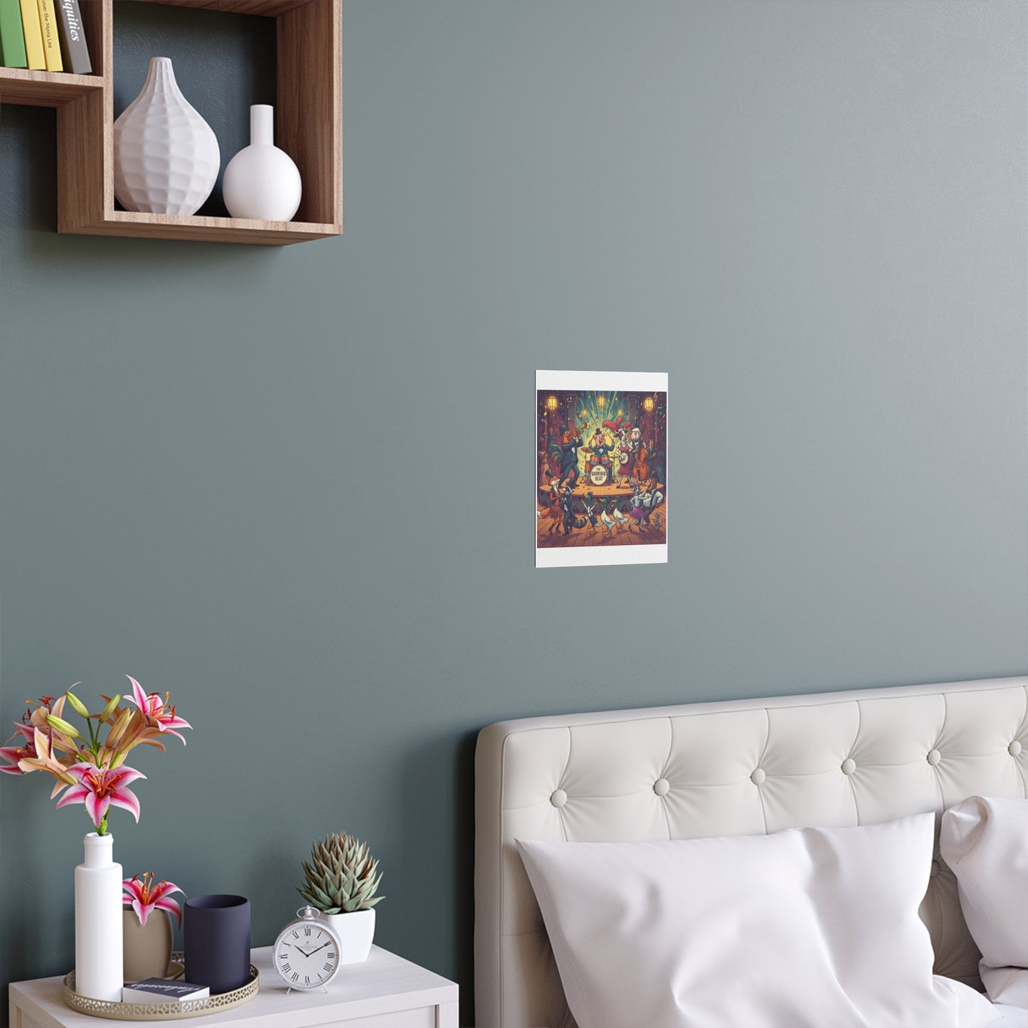 Indoor and Outdoor Silk Posters - Farm Band Dance