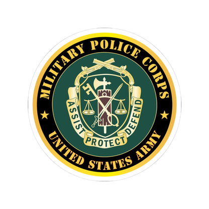 Kiss-Cut Stickers - Army - Military Police Corps Regimental Crest - United States Army