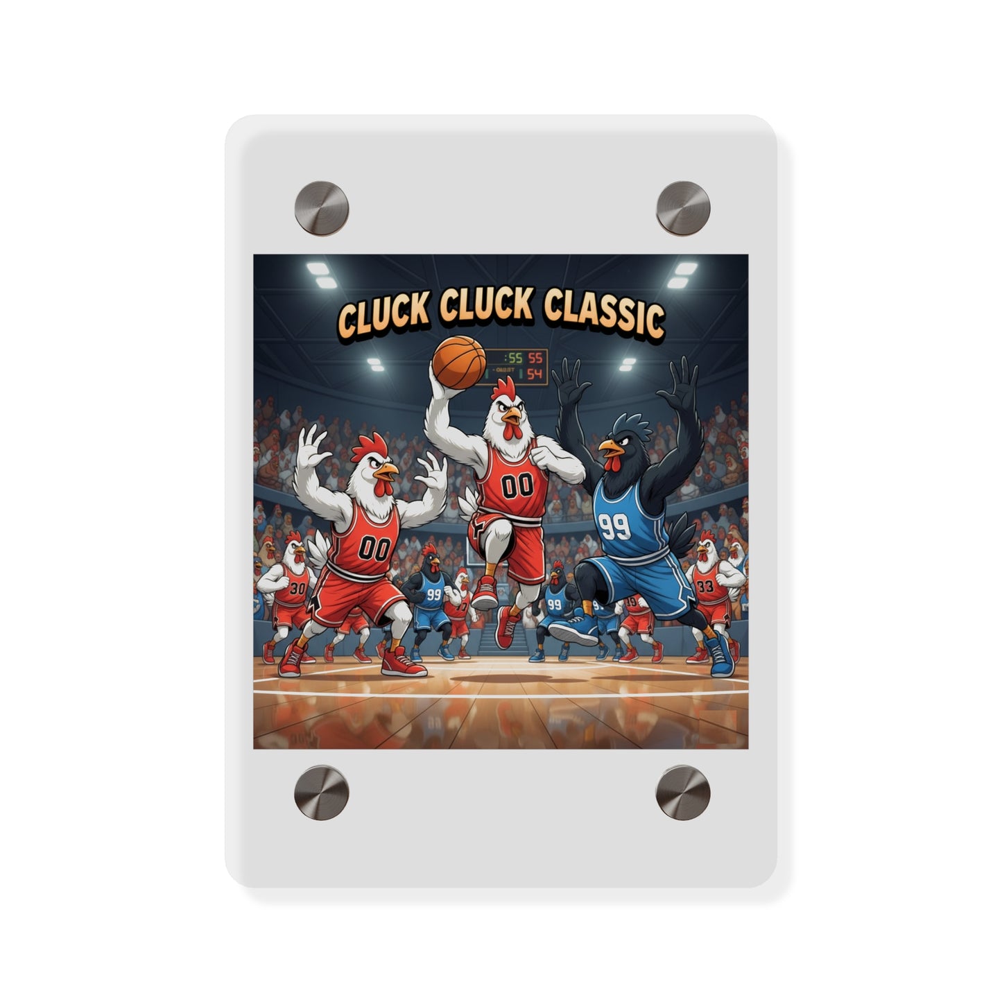 Acrylic Wall Art Panel - Chicken Classic