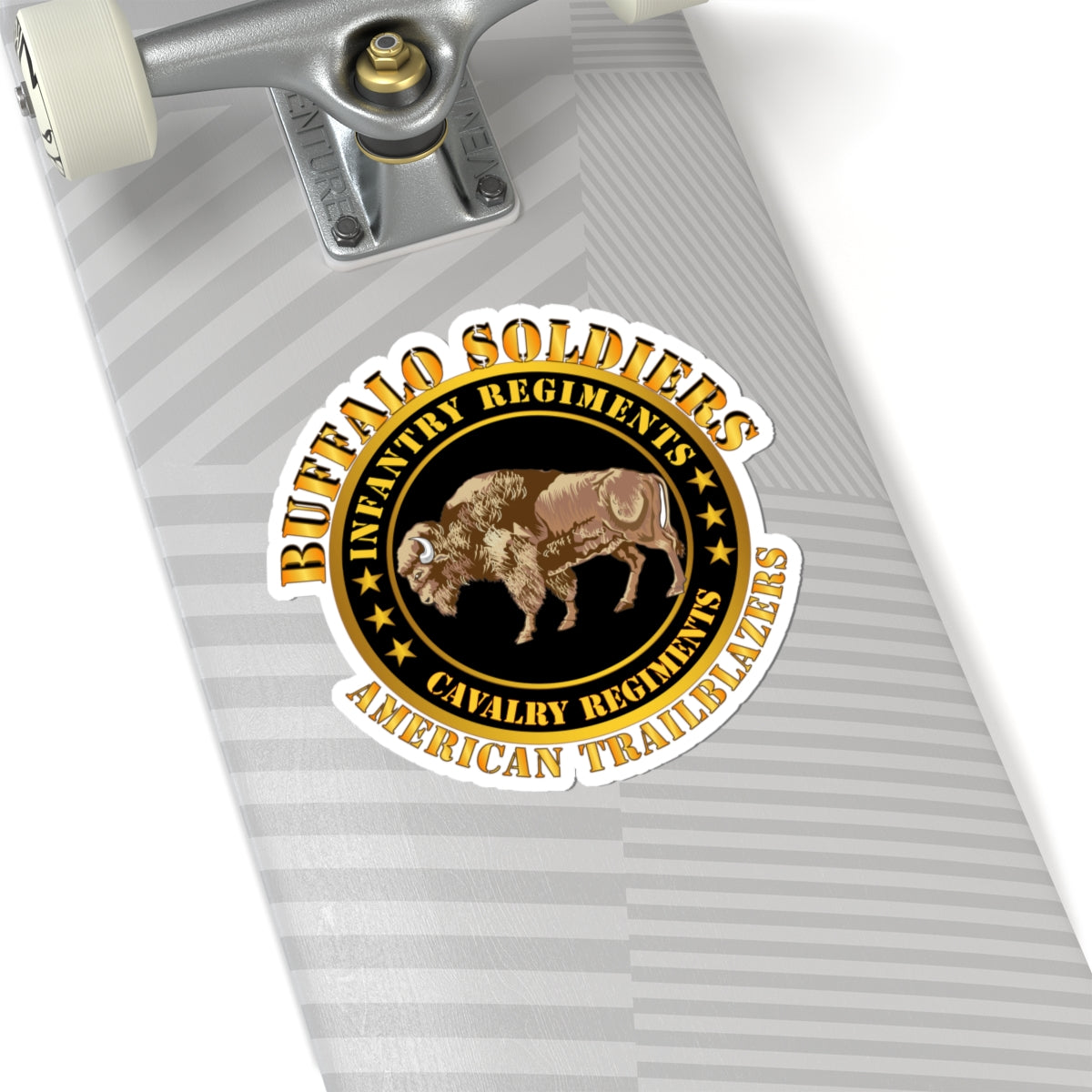 Kiss-Cut Stickers - Army - Buffalo Soldiers - Infantry - Cavalry Regiments