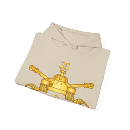 Unisex Heavy Blend™ Hooded Sweatshirt - Army - 3rd Bn, 35th Armor - Armor Branch wo Txt X 300
