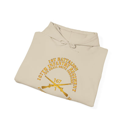 Unisex Heavy Blend™ Hooded Sweatshirt - Army - 1st Bn, 167th Infantry - We shall Drive Forward - Inf Branch X 300