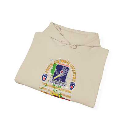 Unisex Heavy Blend™ Hooded Sweatshirt - Army - 188th Airborne Infantry - The Philippines - WWII w PAC SVC X 300