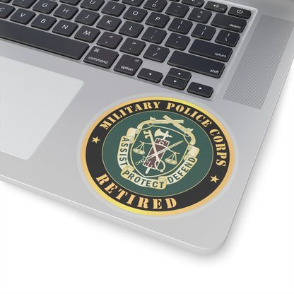 Kiss-Cut Stickers - Army - Military Police Corps Regimental Crest - Retired