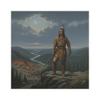 Indoor and Outdoor Silk Posters - The Last Mohican