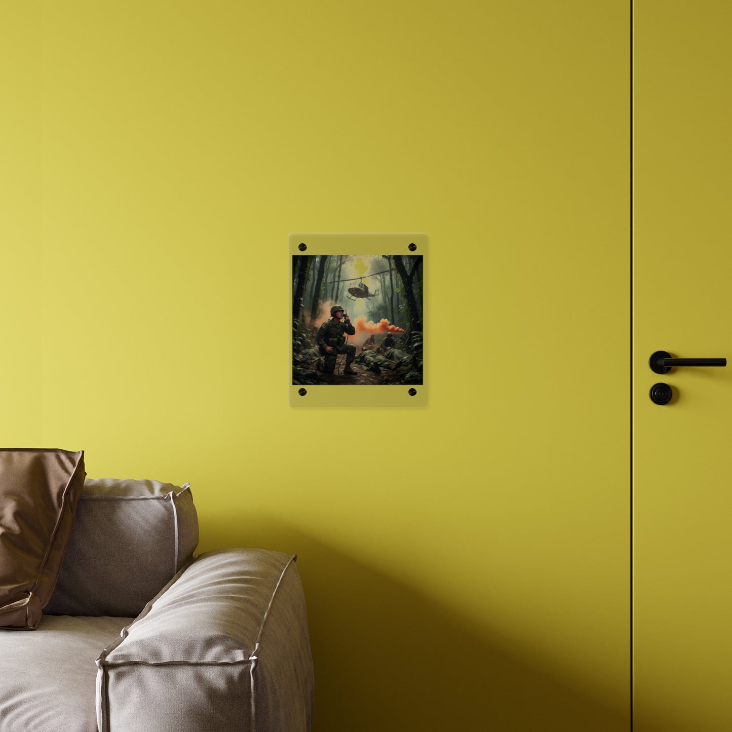 Acrylic Wall Art Panel - Medevac Request - Vietnam