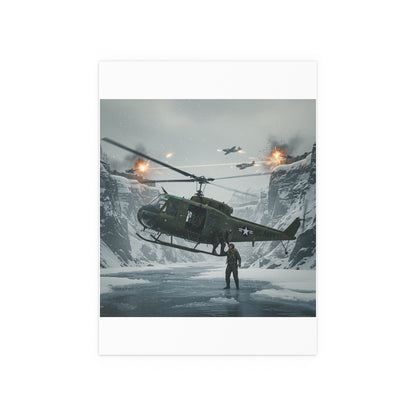 Indoor and Outdoor Silk Posters - Rescue Mission from Majon-ni and Samdong-ni attack - Korean War