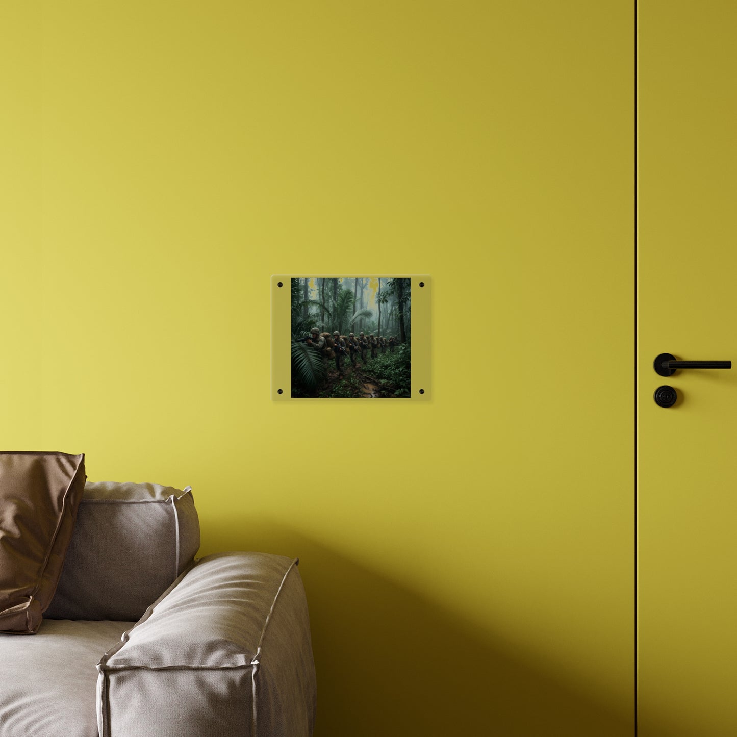 Acrylic Wall Art Panel - Jungle Patrol - Vietnam