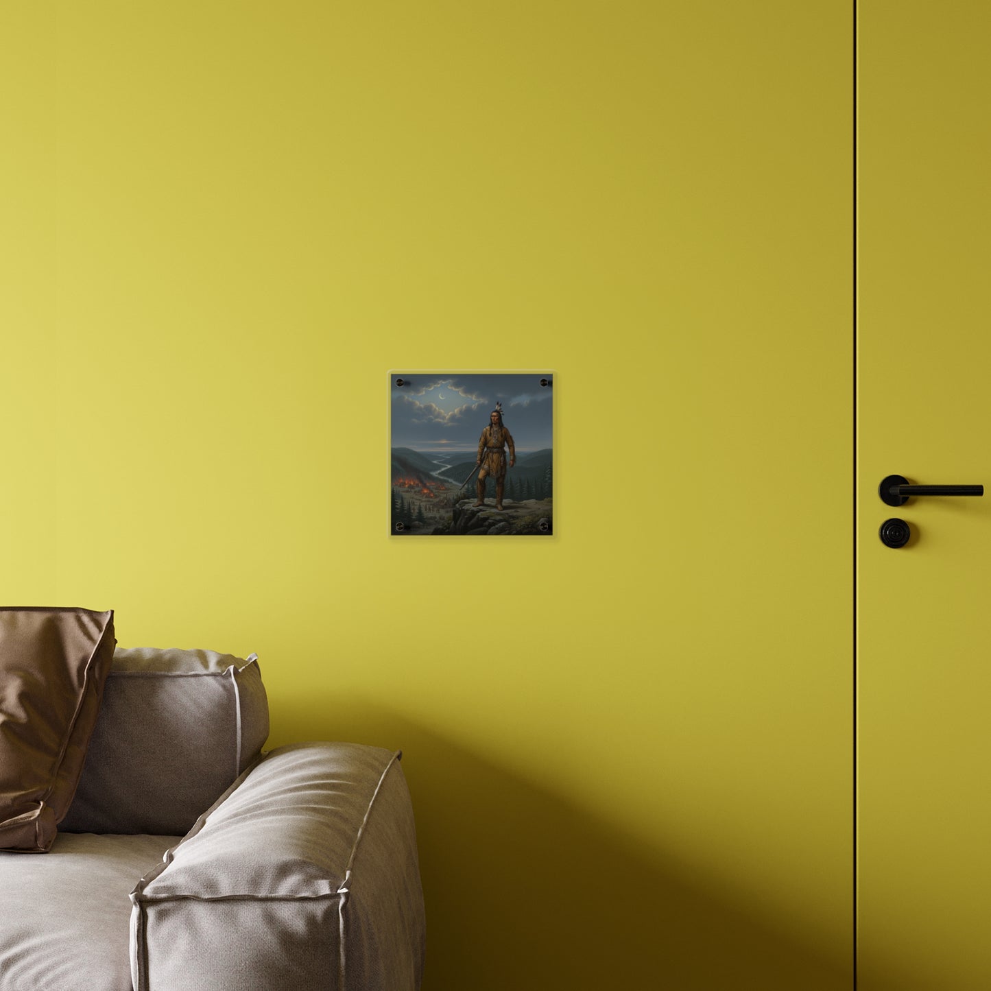 Acrylic Wall Art Panel - The Last Mohican