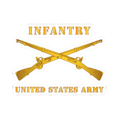 Kiss-Cut Stickers - Army - Infantry - Branch - US Army X 300