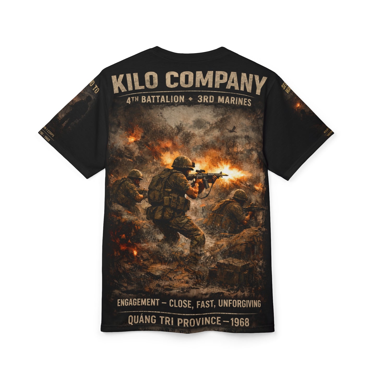 Marines Tribute Tee — "Movement to Contact" 2nd Platoon
