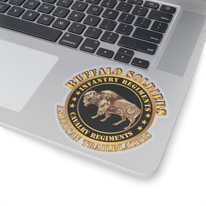 Kiss-Cut Stickers - Army - Buffalo Soldiers - Infantry - Cavalry Regiments