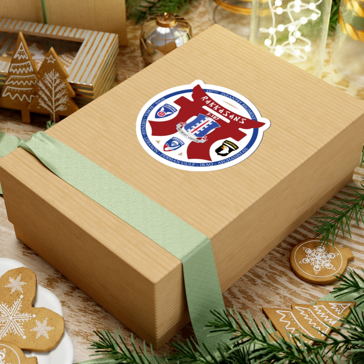 Kiss-Cut Stickers - 187th INF Regiment - Rakkasans - Special