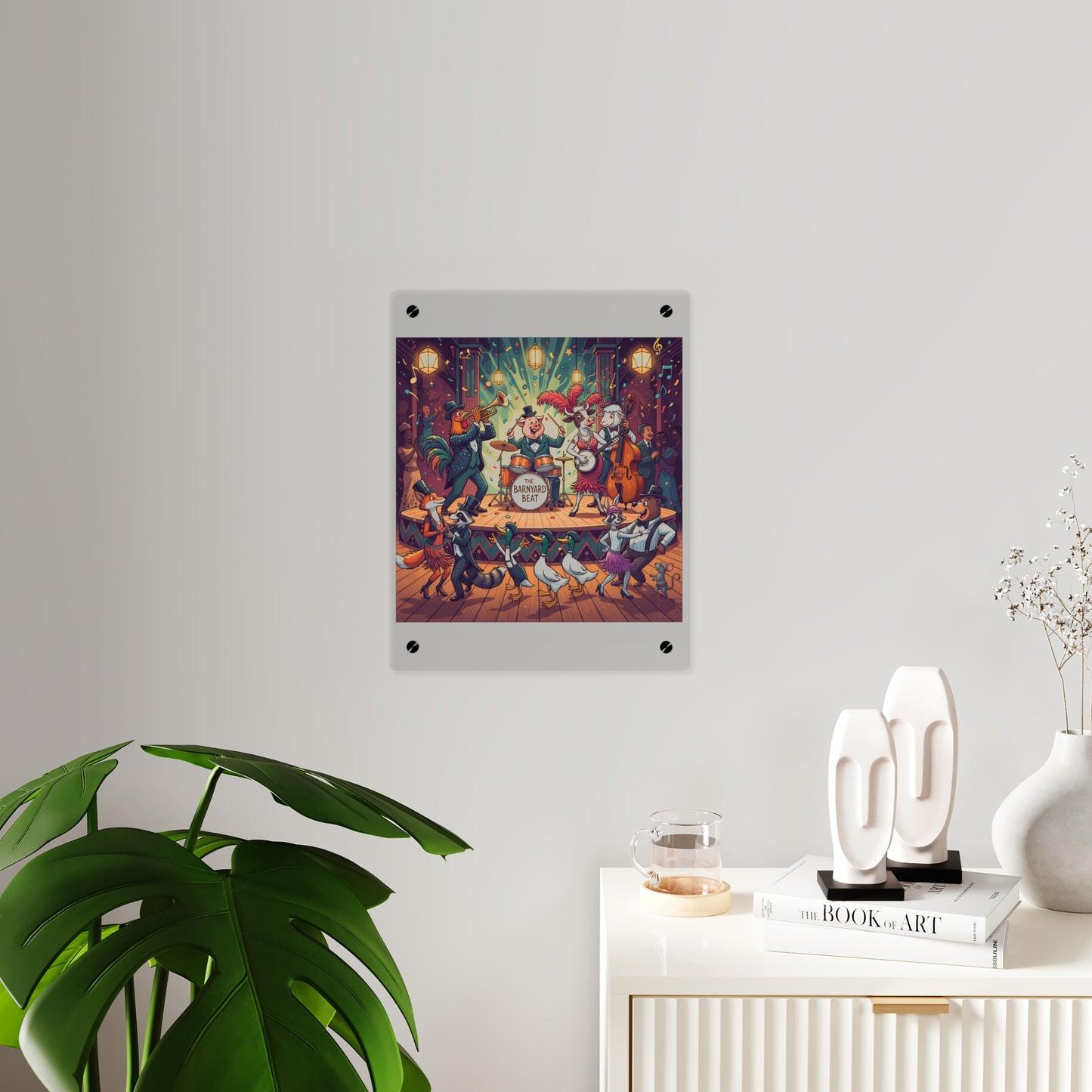 Acrylic Wall Art Panel - Farm Band Dance