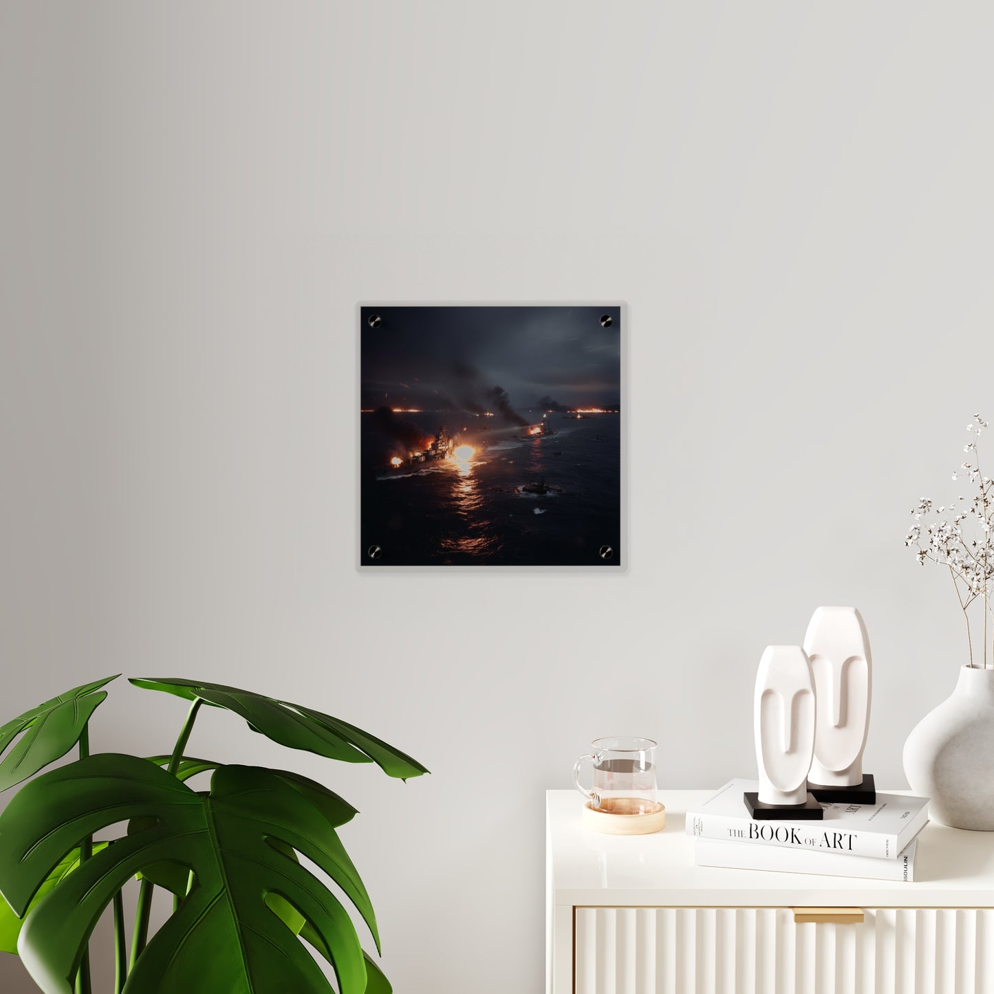 Acrylic Wall Art Panel - WWII Suda Straights Battle