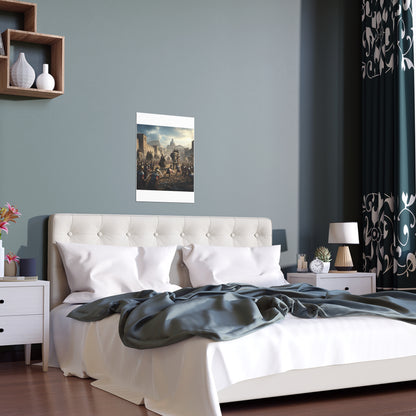 Indoor and Outdoor Silk Posters - Hannibal Battling the Roman Legions as he Enters Rome