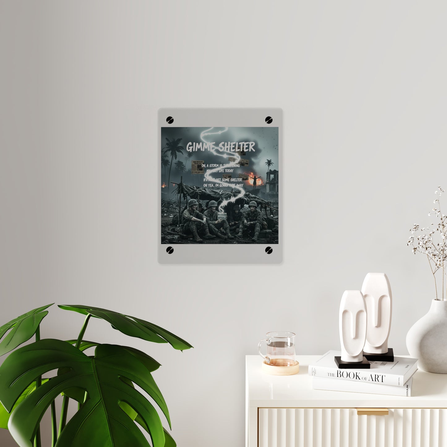 Acrylic Wall Art Panel - Giveme Shelter X 2024