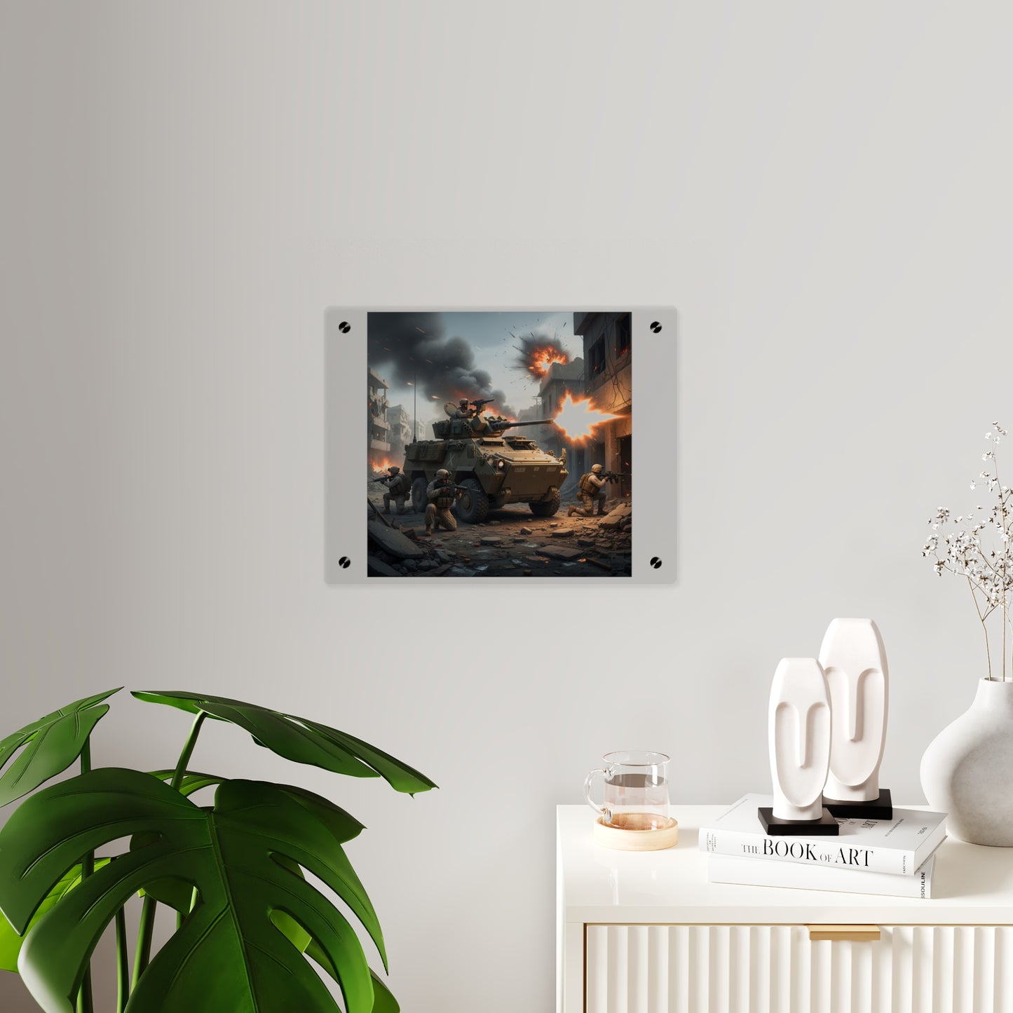 Acrylic Wall Art Panel - Marine LAV in support of the 2nd Battle of Fallujah