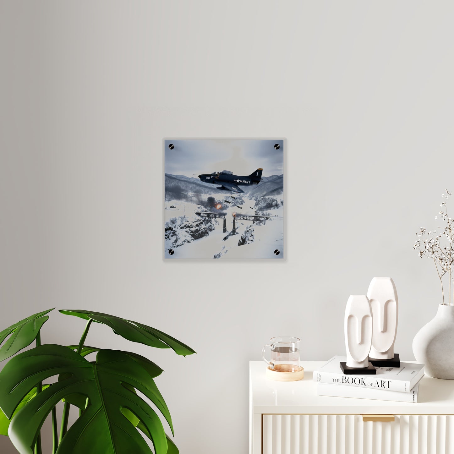 Acrylic Wall Art Panel - Attack at Majon-ni and Samdong-ni during Korean War