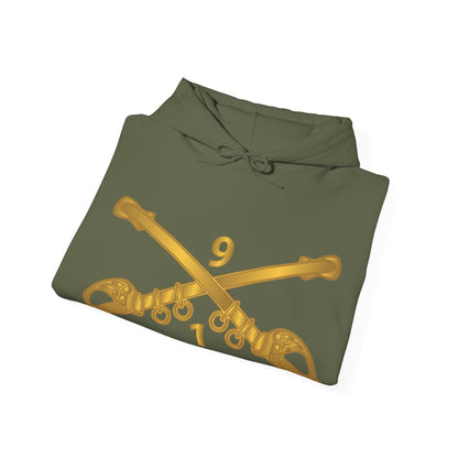 Unisex Heavy Blend™ Hooded Sweatshirt - Army - 1st Squadron, 9th Cavalry Branch wo Txt X 300
