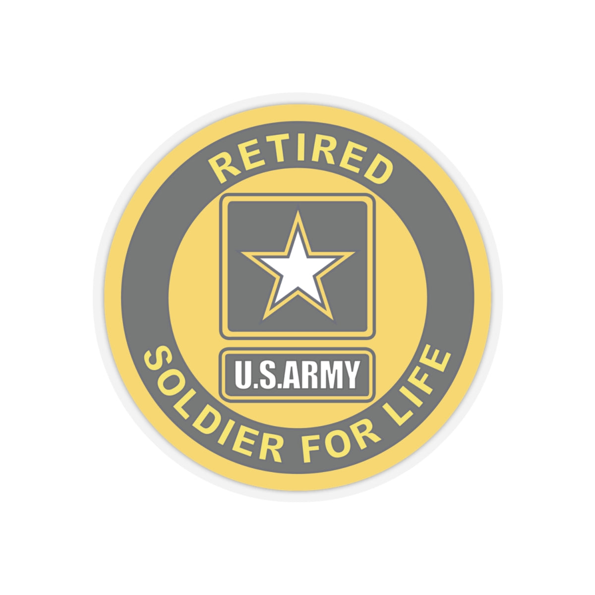 Kiss-Cut Stickers - US Army Soldier for Life