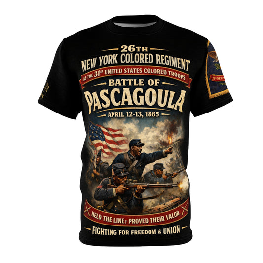 26th New York / 31st USCT Battle of Pascagoula Tee — April 12–13, 1865