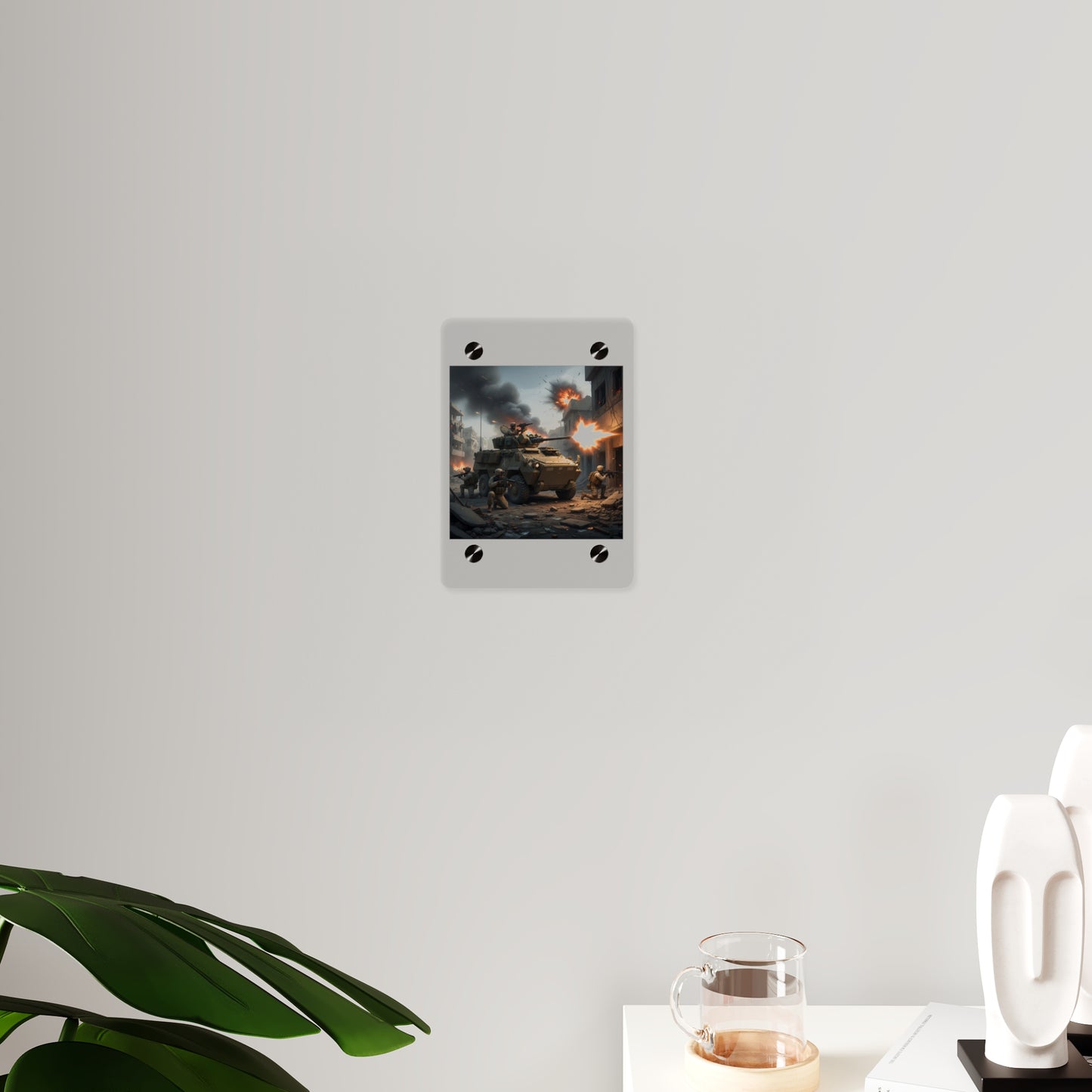 Acrylic Wall Art Panel - Marine LAV in support of the 2nd Battle of Fallujah