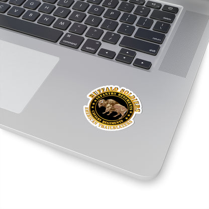 Kiss-Cut Stickers - Army - Buffalo Soldiers - Infantry - Cavalry Regiments