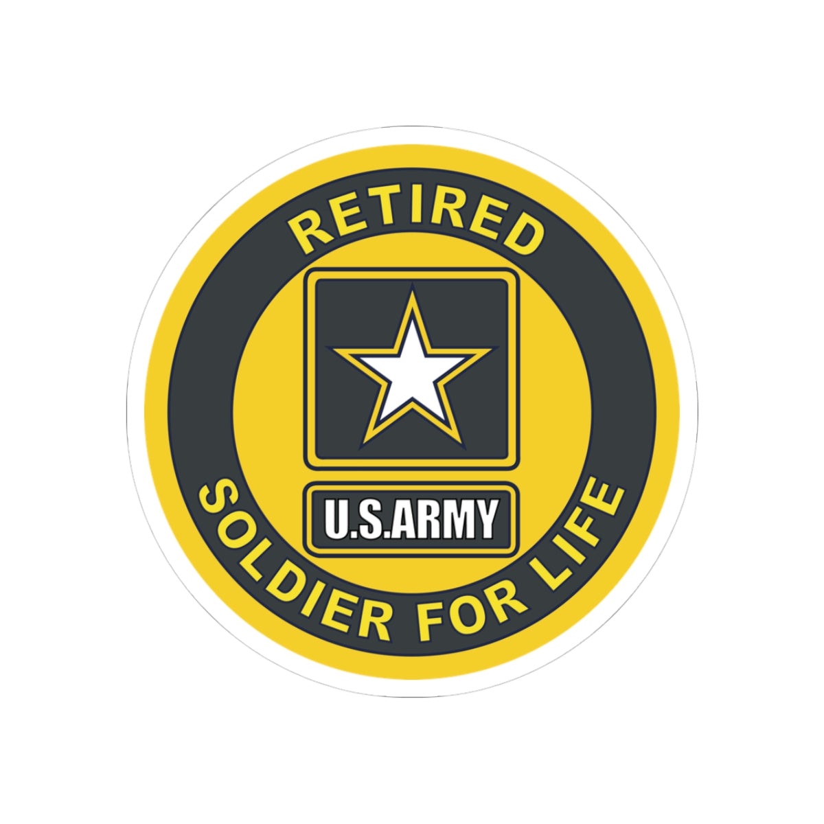 Kiss-Cut Stickers - US Army Soldier for Life