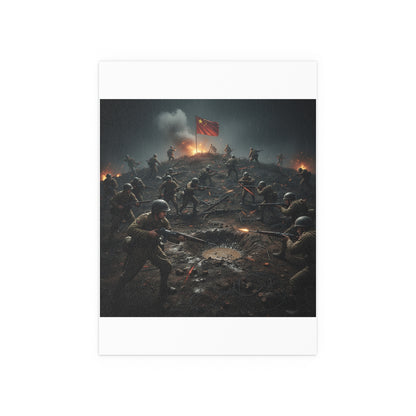Indoor and Outdoor Silk Posters - PorkChop Hill - Korean War