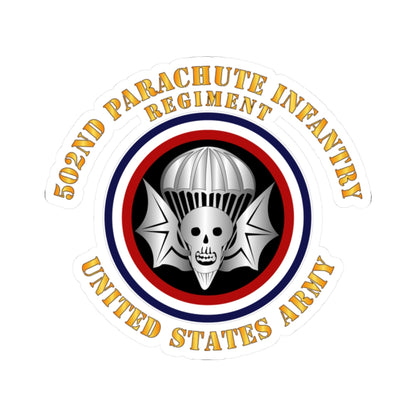 Kiss-Cut Stickers - Army - 502nd PIR - US Army