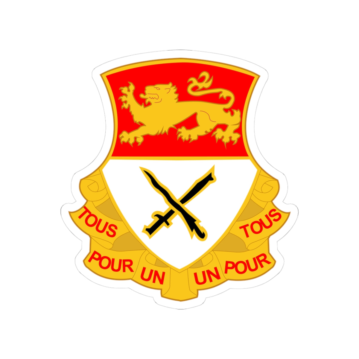 Kiss-Cut Stickers - Army  - 15th Cavalry Regiment wo Txt