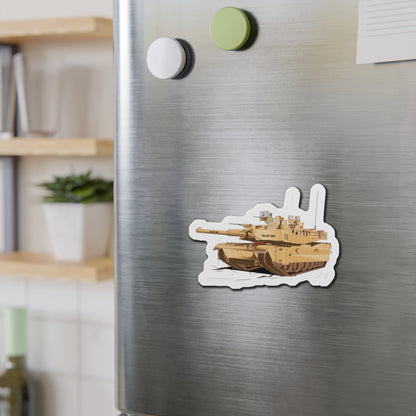 Die-Cut Magnets - M1A1 - Abrams Tank