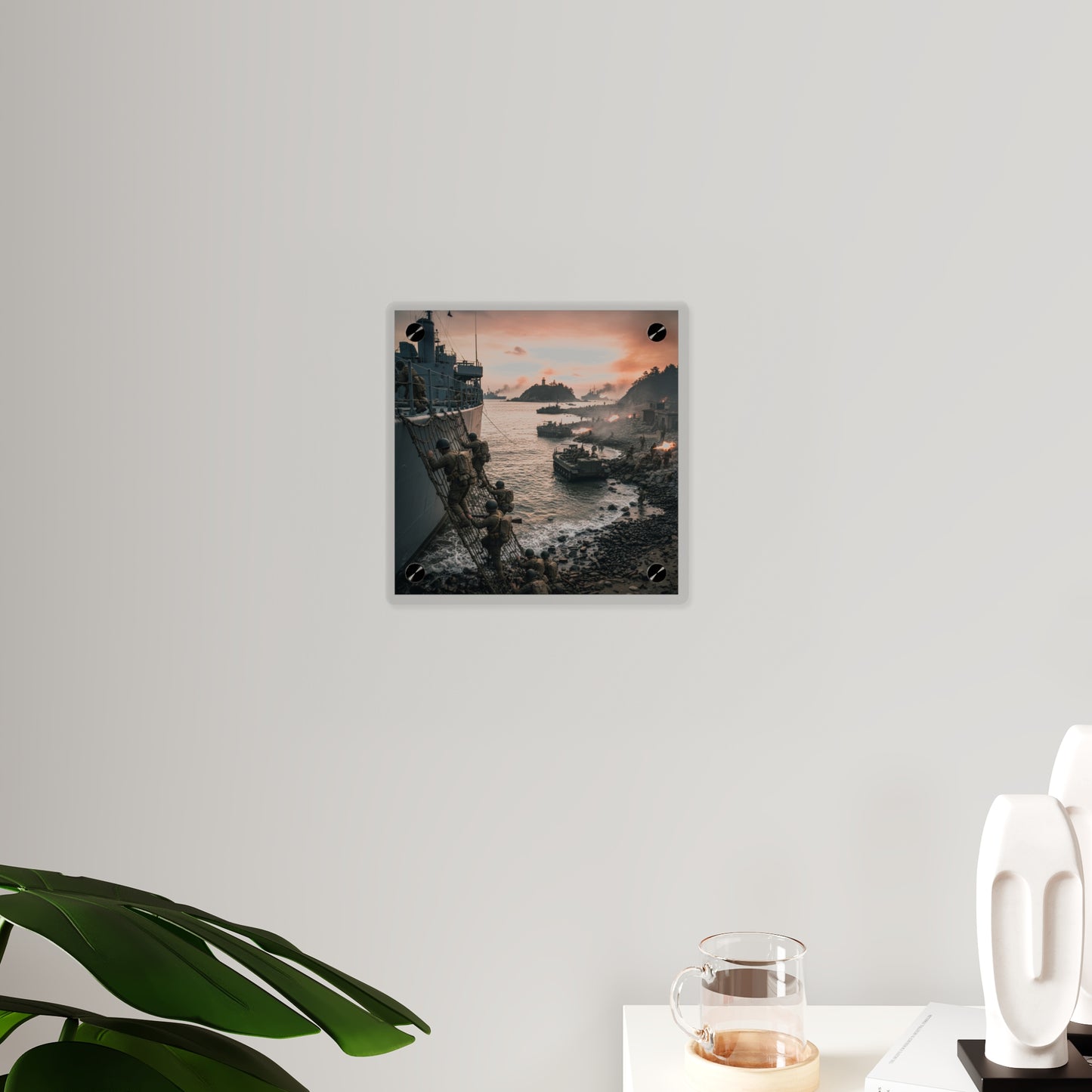 Acrylic Wall Art Panel - Inchon Landing - Korean War