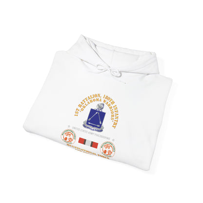 Unisex Heavy Blend™ Hooded Sweatshirt - Army - 1st Battalion, 180th Infantry Regiment -  MFO Egypt 2003 X 300