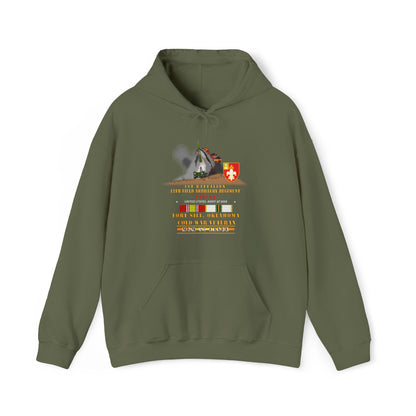 Unisex Heavy Blend™ Hooded Sweatshirt - Army -  1st Bn, 12th FAR, Ft Sill, OK, MGM 52 - Lance - COLD X 300