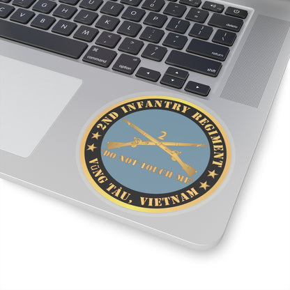 Kiss-Cut Stickers - Army - 2nd  Infantry Regiment Branch - Do Not Touch Me -  Vung Tau, Vietnam