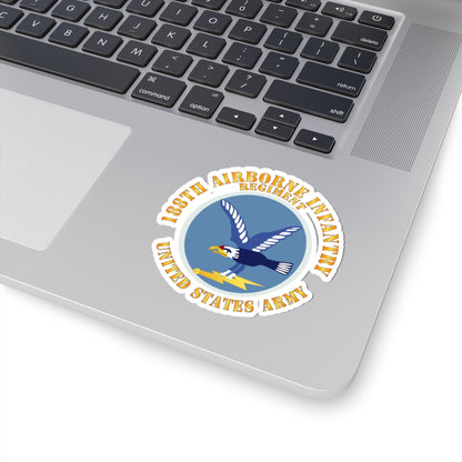 Kiss-Cut Stickers - Army  - 188th Airborne Infantry Regiment - SSI X 300
