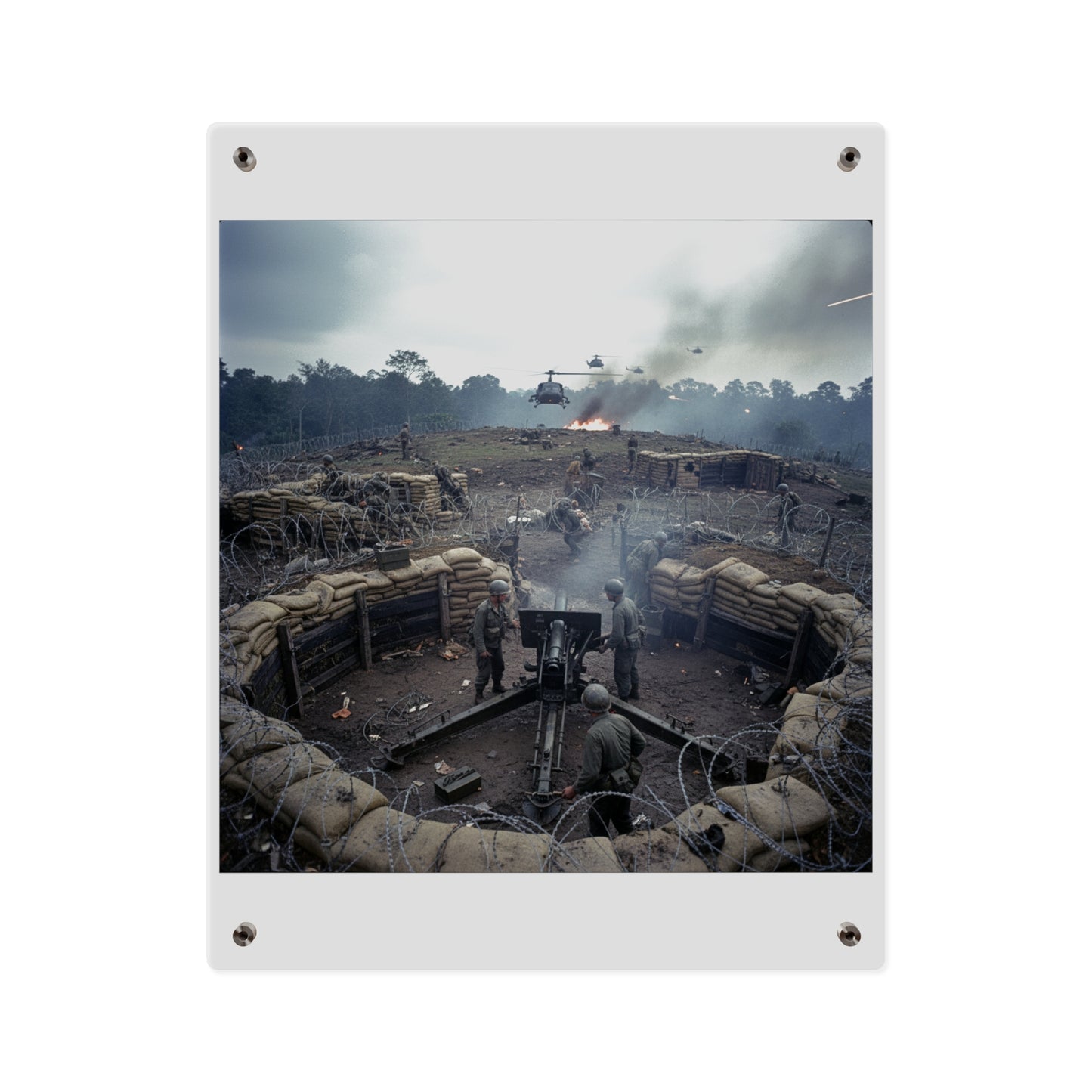 Acrylic Wall Art Panel - FSB Ripcord Siege - 1970