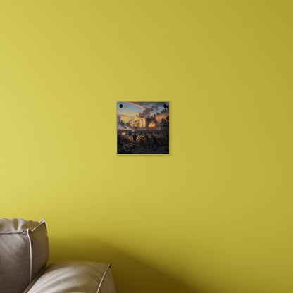 Acrylic Wall Art Panel - Battle of the Alamo