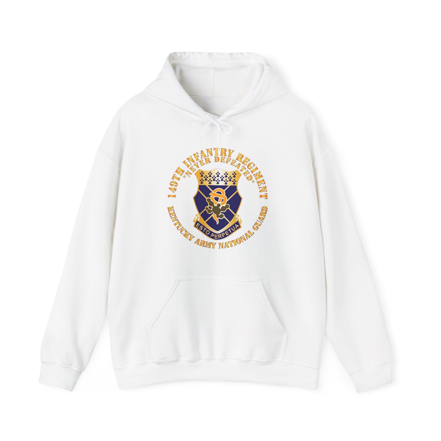 Unisex Heavy Blend™ Hooded Sweatshirt - Army -  149th Infantry Regiment - KYARNG - COA X 300